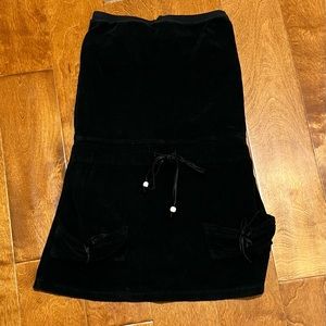 Black Terry Cloth tube top dress size S
